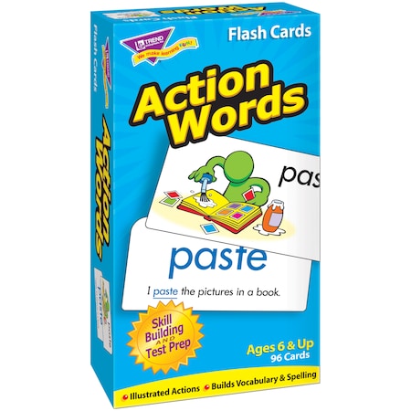 Trend Enterprises Action Words Skill Drill Flash Cards T53013